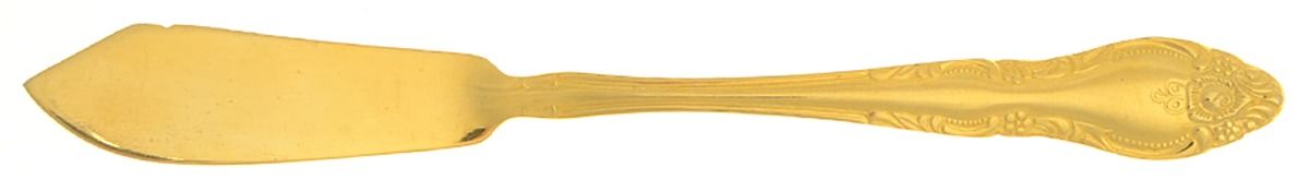 Golden Malmaison (Gold Electroplate) Flat Handle Master Butter Knife by Oneida Silver-1