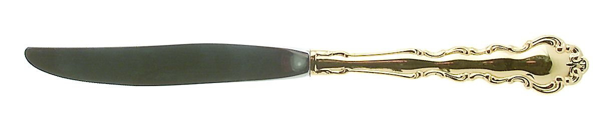 Golden Modern Baroque (Gold Electroplated) Modern Hollow Knife by Oneida Silver-1