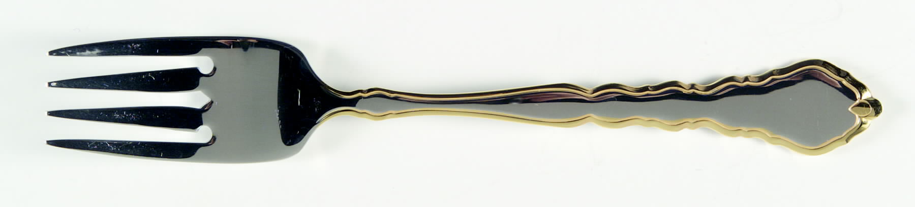 Golden Royal Chippendale (Stainless, 1987) Individual Salad Fork by Oneida Silver-1