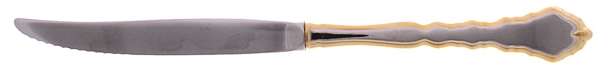Golden Royal Chippendale (Stainless, 1987) Individual Steak Knife Hollow Handle by Oneida Silver-1