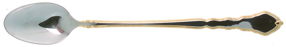 Golden Royal Chippendale (Stainless, 1987) Iced Tea Spoon by Oneida Silver-1
