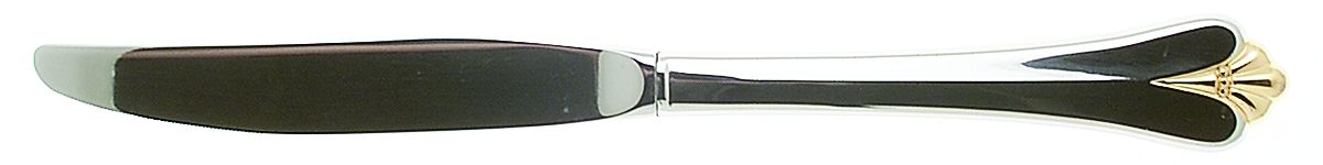 Golden Royal Flute (Stainless, Gold Accent) Modern Hollow Knife by Oneida Silver-1