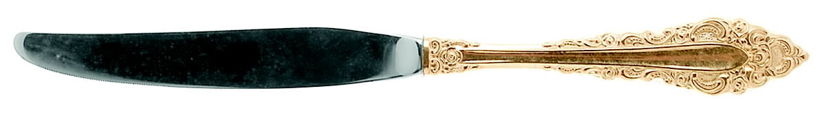 Golden Royal Grandeur (Gold Electroplate, 1975) Modern Hollow Knife by Oneida Silver-1