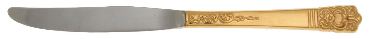Golden Scandinavia (Gold Electroplate) Modern Hollow Knife by Oneida Silver-1