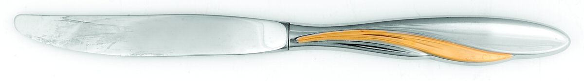 Golden Shoreline (Stainless, Gold Accent) Modern Hollow Knife by Oneida Silver-1