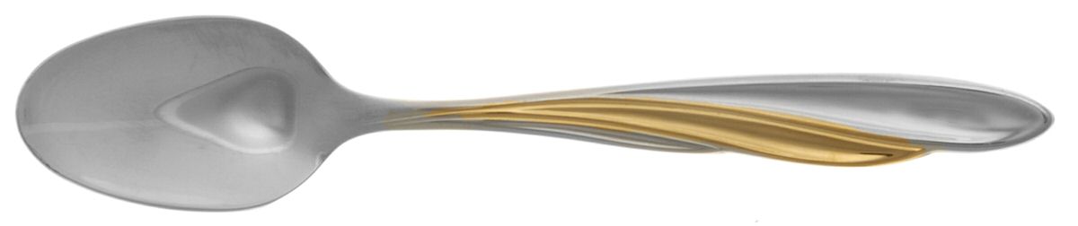 Golden Shoreline (Stainless, Gold Accent) Demitasse Spoon by Oneida Silver-1