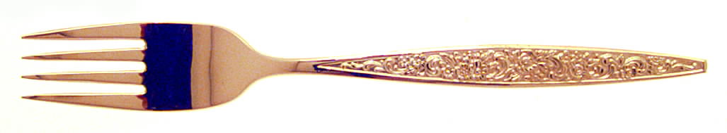 Golden Tangier (Gold Electroplate) Fork by Oneida Silver-1