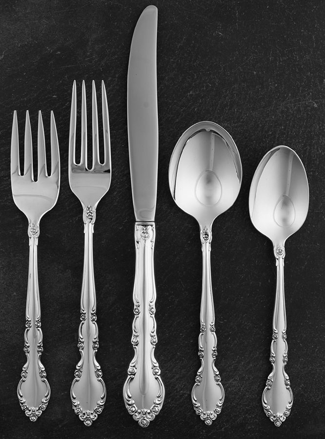 Grandeur (Sterling, 1960) 5 Piece Place Size Setting by Oneida Silver-1