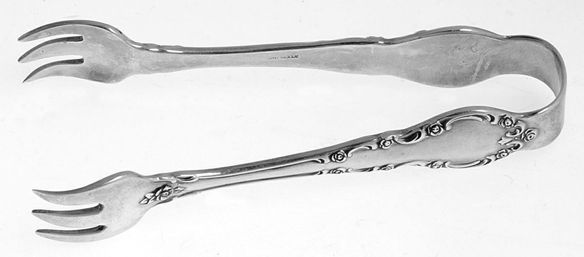 Grandeur (Sterling, 1960) Sugar Tongs by Oneida Silver-1