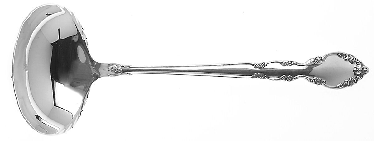 Grandeur (Sterling, 1960) Solid Piece Cream Ladle by Oneida Silver-1