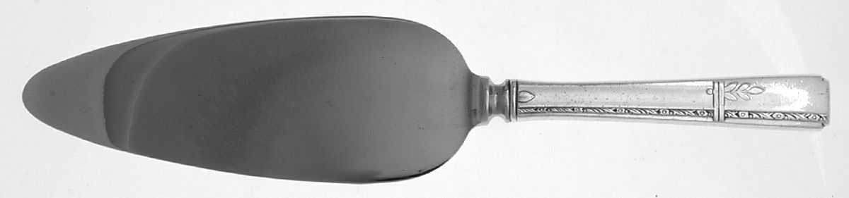 Grenoble (Silverplate, 1938) Pie Server with Stainless Blade by Oneida Silver-1