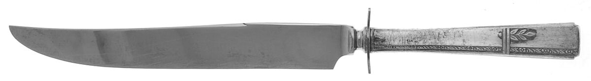 Grenoble (Silverplate, 1938) Small Steak Carving Knife with Stainless Blade by Oneida Silver-1