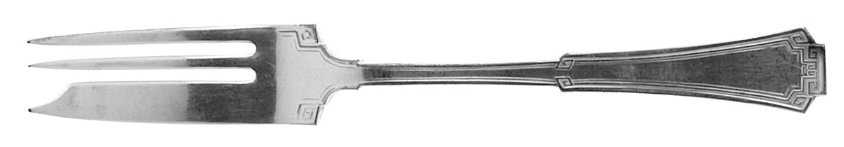 Grecian (Silverplate, 1915) Individual Pie Fork by Oneida Silver-1