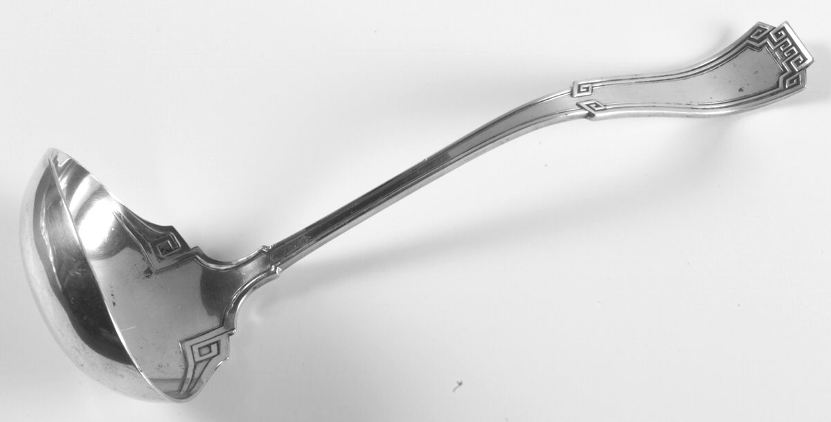 Grecian (Silverplate, 1915) Solid Soup Ladle by Oneida Silver-1