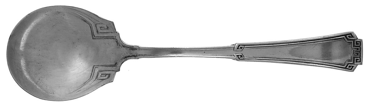 Grecian (Silverplate, 1915) Sugar Spoon by Oneida Silver-1