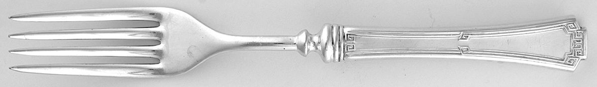 Grecian (Silverplate, 1915) Hollow Handle Fork by Oneida Silver-1