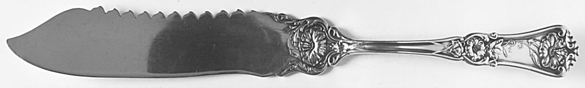 Grenoble-Gloria (Silverplate, 1906) Cake Saw Solid Piece by Oneida Silver-1