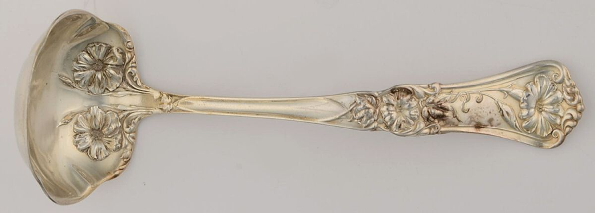 Grenoble-Gloria (Silverplate, 1906) Solid Piece Cream Ladle by Oneida Silver-1