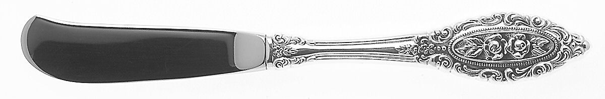 Grand Majesty (Sterling, 1976) Butter Spreader Hollow Hdl-Paddle/Stainless Blade by Oneida Silver-1