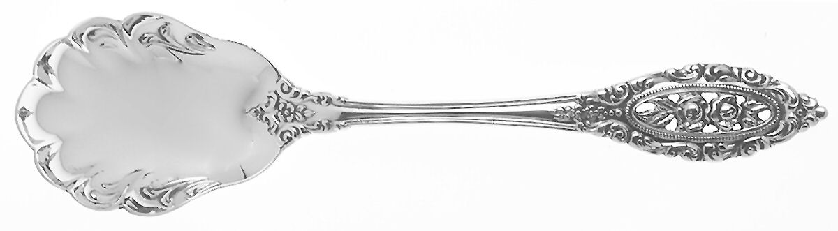 Grand Majesty (Sterling, 1976) Sugar Shell Spoon by Oneida Silver-1
