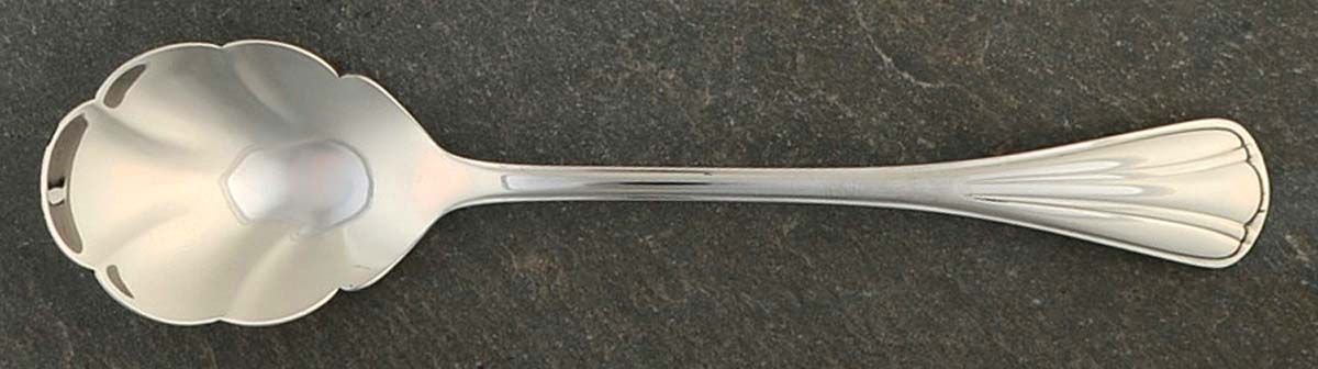 Grand Manor (Stainless) Sugar Shell Spoon by Oneida Silver-1