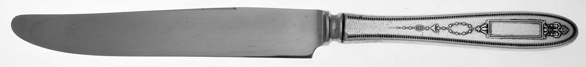 Grosvenor (Silverplate, 1921, No Monograms) New French Hollow Knife with Bolster by Oneida Silver-1