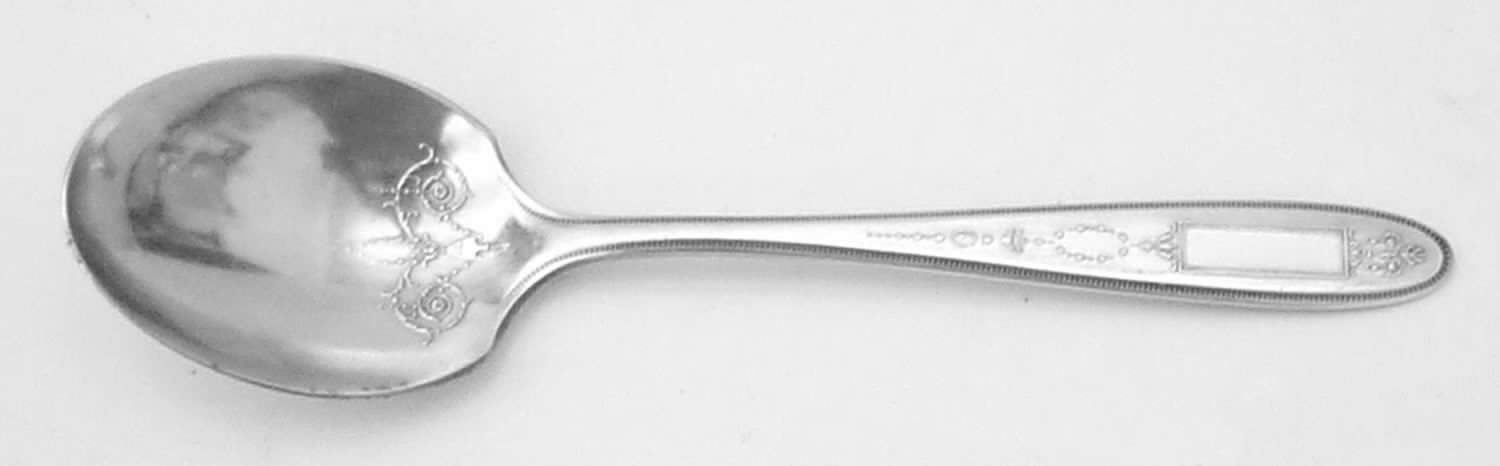 Grosvenor (Silverplate, 1921, No Monograms) Sugar Spoon by Oneida Silver-1