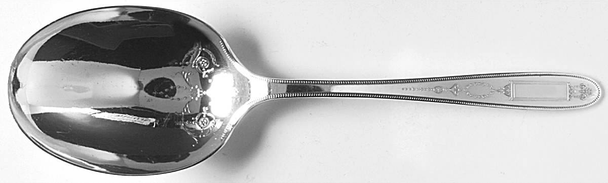 Grosvenor (Silverplate, 1921, No Monograms) Large Solid Berry/Casserole Spoon by Oneida Silver-1