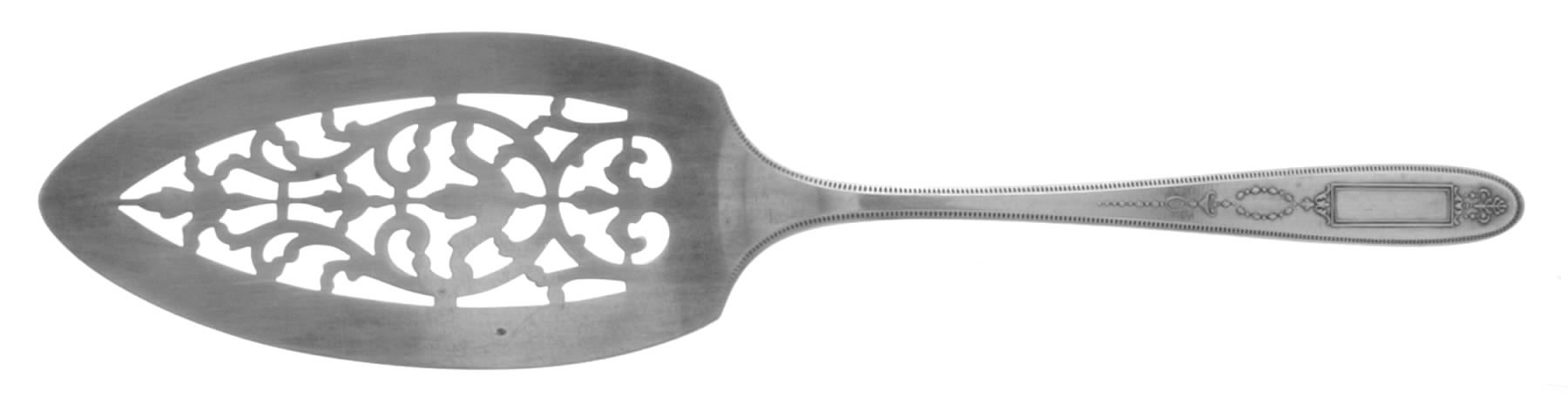 Grosvenor (Silverplate, 1921, No Monograms) Pierced Solid Pastry Server by Oneida Silver-1