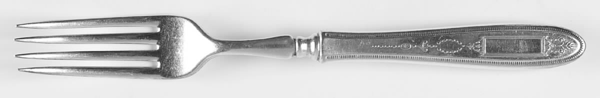 Grosvenor (Silverplate, 1921, No Monograms) Hollow Handle Fork by Oneida Silver-1