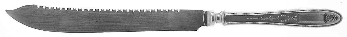 Grosvenor (Silverplate, 1921, No Monograms) Hollow Handle Solid Cake Saw by Oneida Silver-1