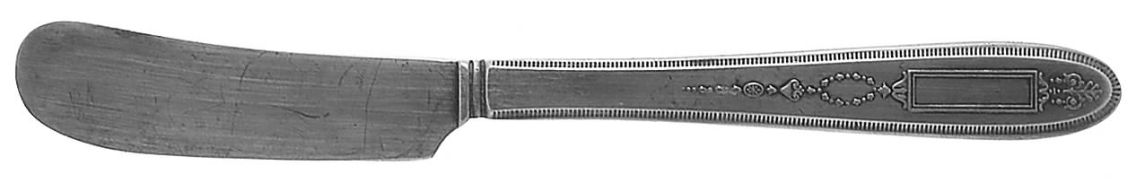 Grosvenor (Silverplate, 1921, No Monograms) Flat Handle Butter Spreader by Oneida Silver-1