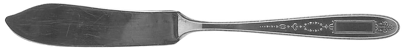 Grosvenor (Silverplate, 1921, No Monograms) Flat Handle Master Butter Knife by Oneida Silver-1