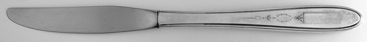 Grosvenor (Silverplate, 1921, No Monograms) Modern Hollow Grille Knife by Oneida Silver-1