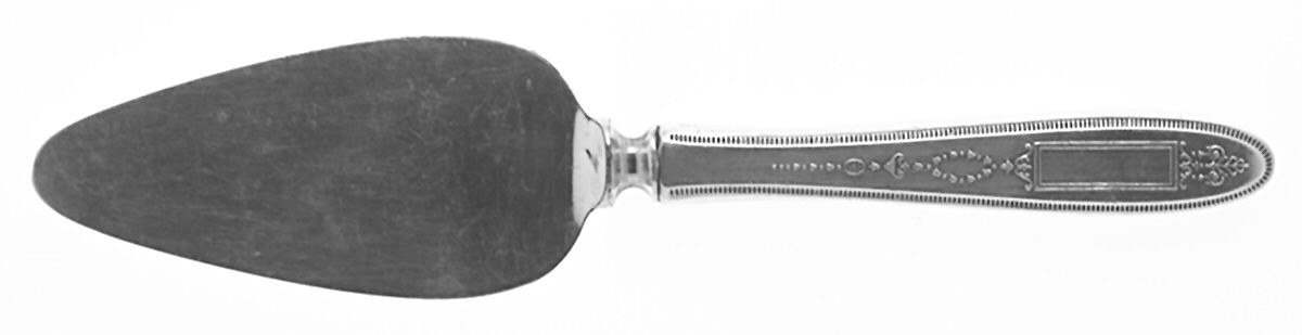 Grosvenor (Silverplate, 1921, No Monograms) Cheese Server with Silverplate Blade by Oneida Silver-1