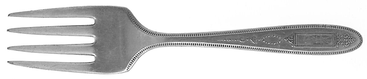 Grosvenor (Silverplate, 1921, No Monograms) Baby Fork by Oneida Silver-1