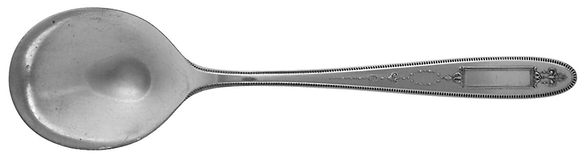 Grosvenor (Silverplate, 1921, No Monograms) Round Bowl Soup Spoon (Gumbo) by Oneida Silver-1