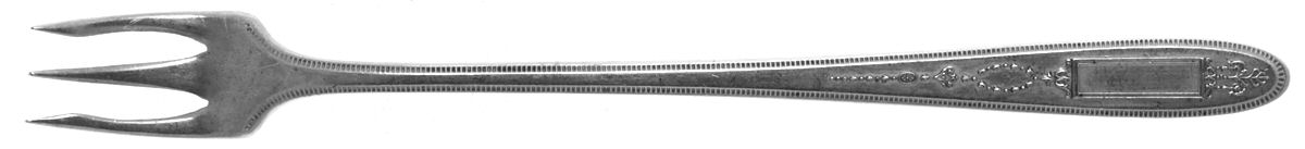 Grosvenor (Silverplate, 1921, No Monograms) Cocktail/Seafood Fork by Oneida Silver-1