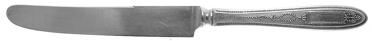 Grosvenor (Silverplate, 1921, No Monograms) New French Hollow Knife with Bolster by Oneida Silver-1