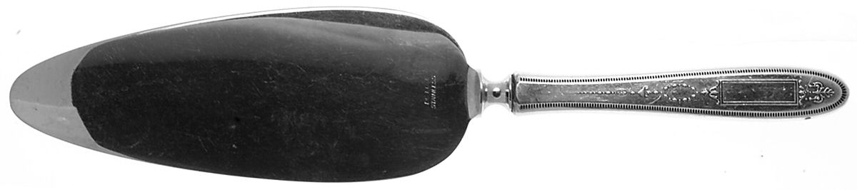 Grosvenor (Silverplate, 1921, No Monograms) Pie Server with Stainless Blade by Oneida Silver-1