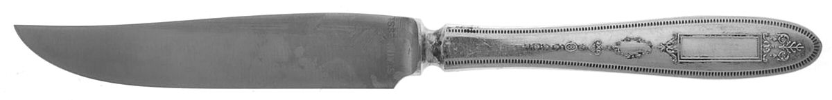 Grosvenor (Silverplate, 1921, No Monograms) Fruit Knife with Solid Handle & Stainless Blade by Oneida Silver-1