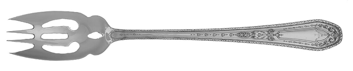 Hampton Court (Silverplate, 1926, Wreath) Fish/Salad Fork Individual Large HC by Oneida Silver-1