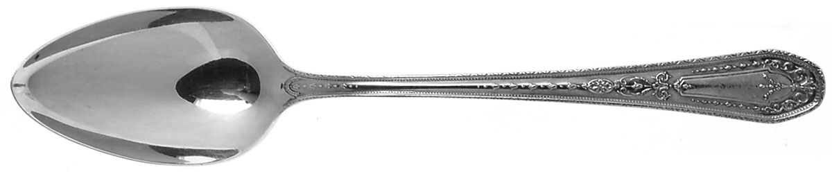 Hampton Court (Silverplate, 1926, Wreath) Place/Oval Soup Spoon by Oneida Silver-1