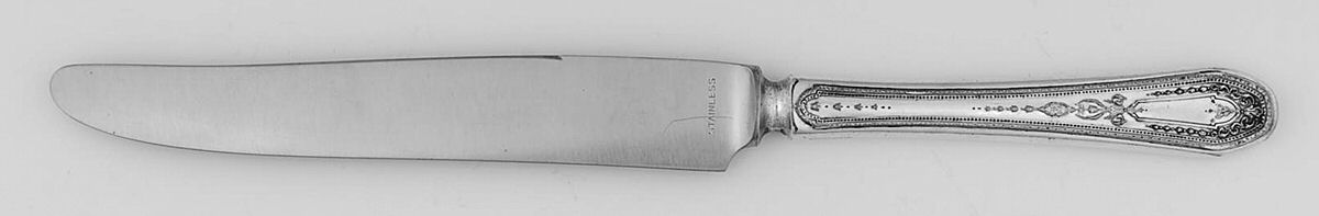 Hampton Court (Silverplate, 1926, Wreath) New French Solid Knife by Oneida Silver-1