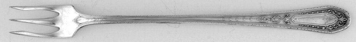 Hampton Court (Silverplate, 1926, Wreath) Cocktail/Seafood Fork by Oneida Silver-1
