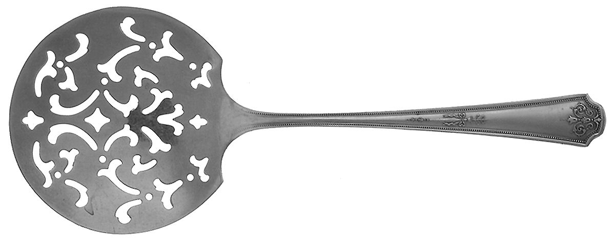 Hampton-Thelma Tomato Server, Solid Piece by Oneida Silver-1