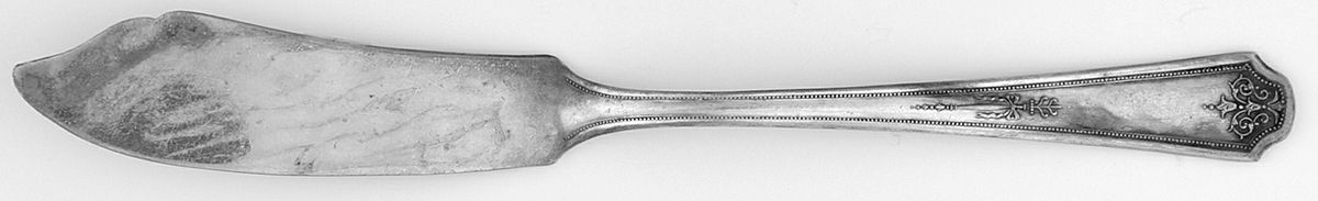 Hampton-Thelma Flat Handle Master Butter Knife by Oneida Silver-1