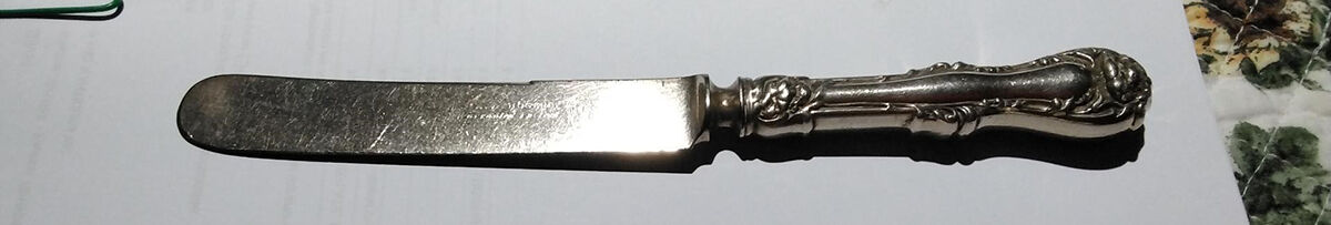Hanover (Silverplate, 1901) Old French Hollow Knife by Oneida Silver-1