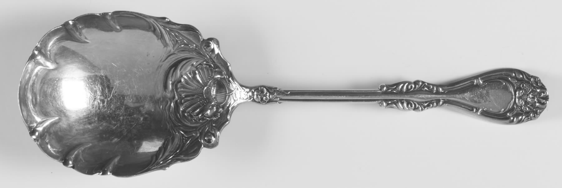Hanover (Silverplate, 1901) Solid Shell Casserole Spoon by Oneida Silver-1