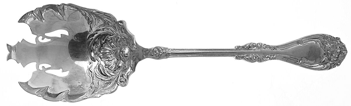 Hanover (Silverplate, 1901) Solid Salad Serving Fork by Oneida Silver-1
